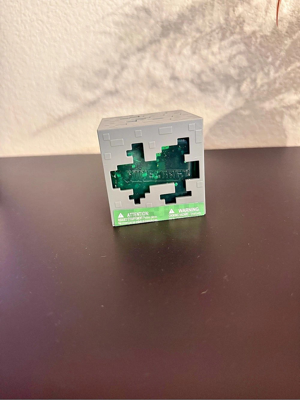 Mojang Minecraft Creeper Green Collectible Jelly Cube Toy NWT